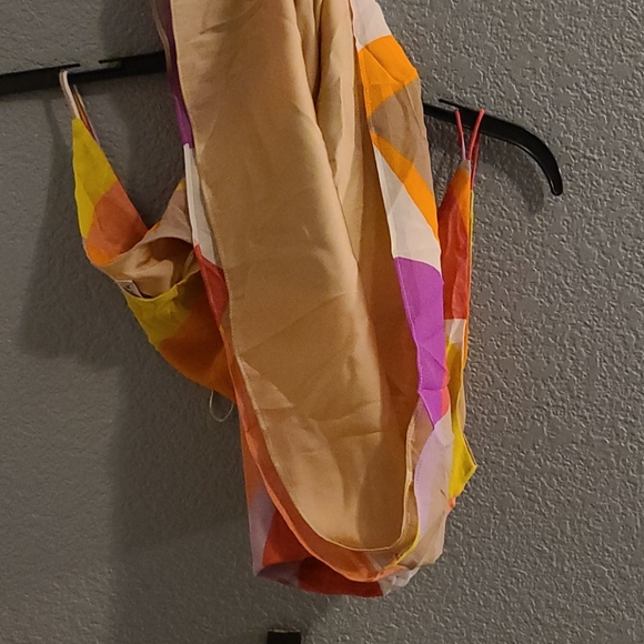 Silk Trina Turk top,  elegant - Picture 14 of 15